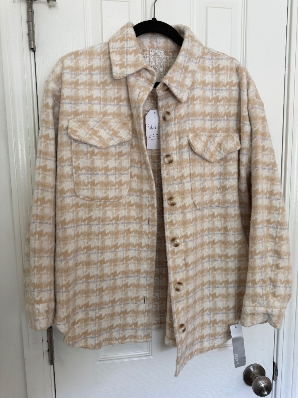 Sadie & Sage Shacket (S) NWT